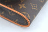 Authentic LOUIS VUITTON Monogram Pochette Twin GM Shoulder Bag M51852 LV H7271