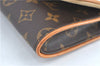 Authentic LOUIS VUITTON Monogram Pochette Twin GM Shoulder Bag M51852 LV H7271