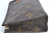 Auth LOUIS VUITTON Monogram Poche Toilette 15 Cosmetics Pouch M47546 Junk H7284