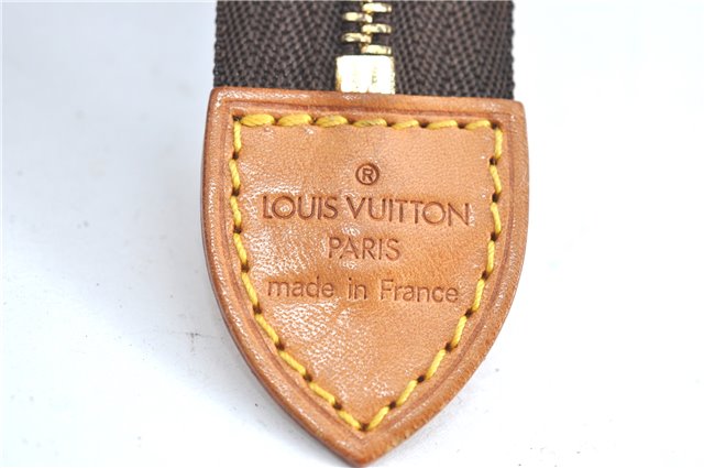 Auth LOUIS VUITTON Monogram Poche Toilette 15 Cosmetics Pouch M47546 Junk H7284