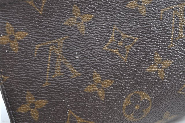 Auth LOUIS VUITTON Monogram Poche Toilette 15 Cosmetics Pouch M47546 Junk H7284