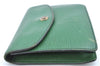 Authentic LOUIS VUITTON Epi Montaigne 20 Clutch Bag Green LV H7287