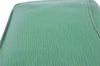 Authentic LOUIS VUITTON Epi Montaigne 20 Clutch Bag Green LV H7287