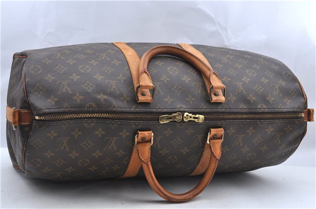 Auth LOUIS VUITTON Monogram Keepall Bandouliere 50 Boston Bag M41416 LV H7296