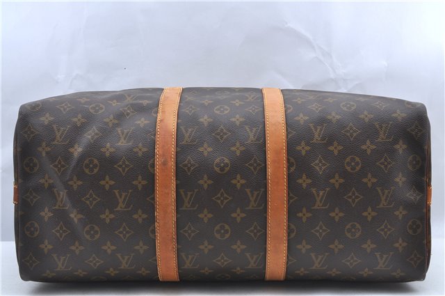 Auth LOUIS VUITTON Monogram Keepall Bandouliere 50 Boston Bag M41416 LV H7296