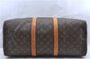 Auth LOUIS VUITTON Monogram Keepall Bandouliere 50 Boston Bag M41416 LV H7296