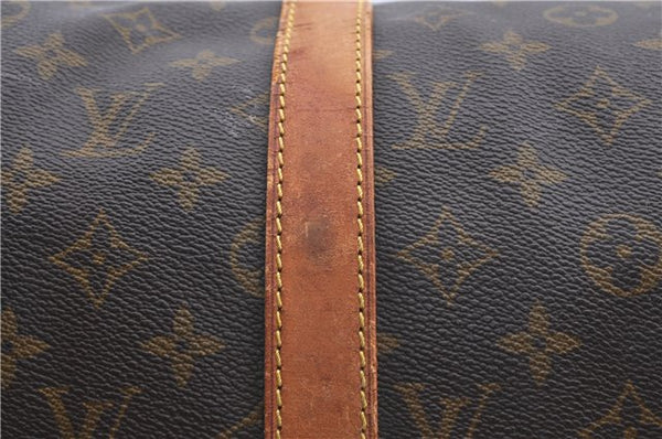 Auth LOUIS VUITTON Monogram Keepall Bandouliere 50 Boston Bag M41416 LV H7296