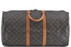 Authentic Louis Vuitton Monogram Keepall 55 Boston Bag M41424 LV H7298