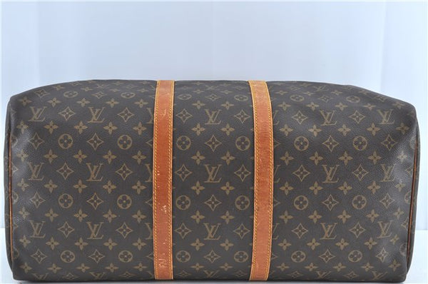 Authentic Louis Vuitton Monogram Keepall 55 Boston Bag M41424 LV H7298