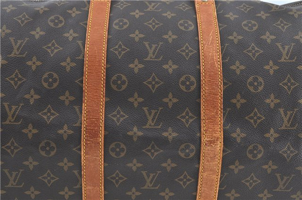 Authentic Louis Vuitton Monogram Keepall 55 Boston Bag M41424 LV H7298