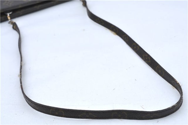 Auth Louis Vuitton Monogram Pochette Double Rabat 2Way Shoulder Cross Bag H7300