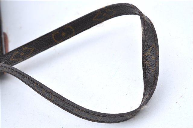 Auth Louis Vuitton Monogram Pochette Double Rabat 2Way Shoulder Cross Bag H7300