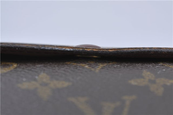 Auth Louis Vuitton Monogram Pochette Double Rabat 2Way Shoulder Cross Bag H7300