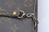 Auth Louis Vuitton Monogram Pochette Double Rabat 2Way Shoulder Cross Bag H7300