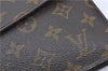 Auth Louis Vuitton Monogram Pochette Double Rabat 2Way Shoulder Cross Bag H7300