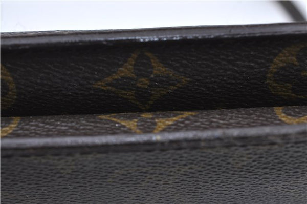 Auth Louis Vuitton Monogram Pochette Double Rabat 2Way Shoulder Cross Bag H7300