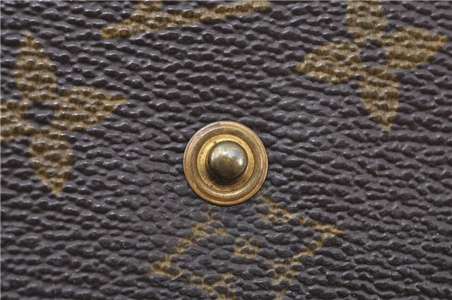 Auth Louis Vuitton Monogram Pochette Double Rabat 2Way Shoulder Cross Bag H7300