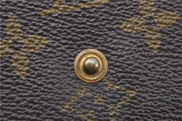 Auth Louis Vuitton Monogram Pochette Double Rabat 2Way Shoulder Cross Bag H7300