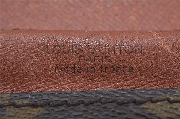 Auth Louis Vuitton Monogram Pochette Double Rabat 2Way Shoulder Cross Bag H7300