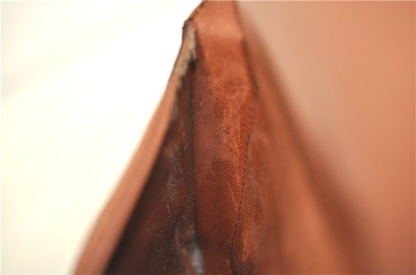 Auth Louis Vuitton Monogram Pochette Double Rabat 2Way Shoulder Cross Bag H7300