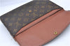 Auth Louis Vuitton Monogram Pochette Double Rabat 2Way Shoulder Cross Bag H7300