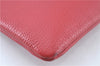 Authentic GUCCI Bamboo Tassel Clutch Hand Bag Leather 449653 Red H7310