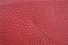 Authentic GUCCI Bamboo Tassel Clutch Hand Bag Leather 449653 Red H7310