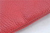 Authentic GUCCI Bamboo Tassel Clutch Hand Bag Leather 449653 Red H7310