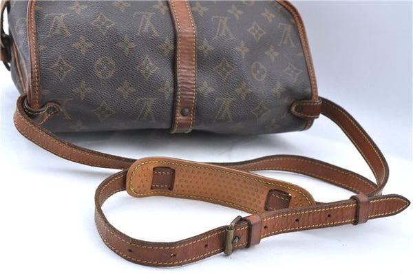 Auth LOUIS VUITTON Monogram Saumur 30 Shoulder Cross Body Bag M42256 LV H7315