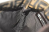 Auth FENDI Zucca Mamma Baguette Shoulder Tote Bag Canvas Leather Brown H7316
