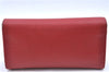 Authentic GUCCI Long Wallet Purse Leather 456116 Red H7317