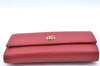 Authentic GUCCI Long Wallet Purse Leather 456116 Red H7317