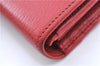 Authentic GUCCI Long Wallet Purse Leather 456116 Red H7317