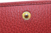 Authentic GUCCI Long Wallet Purse Leather 456116 Red H7317