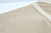 Authentic PRADA Canvas Leather Shoulder Tote Bag Beige H7322