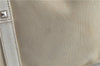 Authentic PRADA Canvas Leather Shoulder Tote Bag Beige H7322