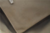 Authentic PRADA Canvas Leather Shoulder Tote Bag Beige H7322