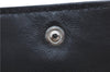 Auth BALENCIAGA Everyday Cash Mini Trifold Wallet Leather 505055 Black H7323