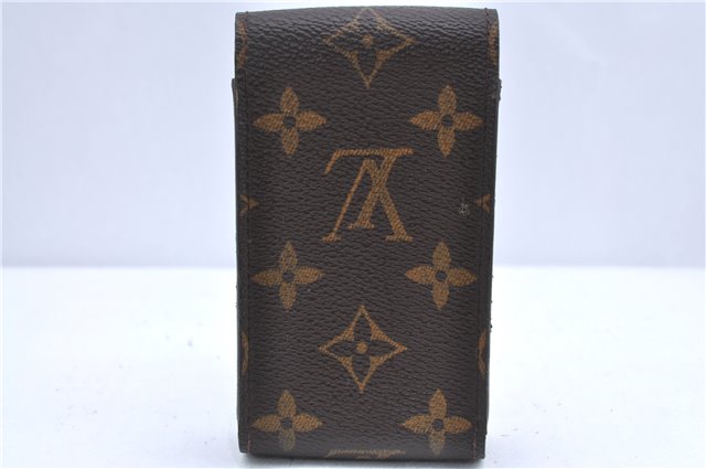 Authentic LOUIS VUITTON Monogram Etui Cigarette Case M63024 LV H7328