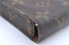 Authentic LOUIS VUITTON Monogram Etui Cigarette Case M63024 LV H7328