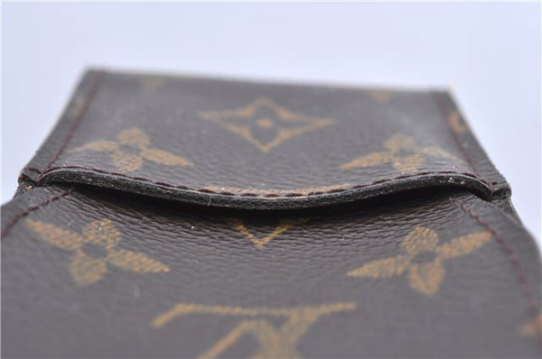 Authentic LOUIS VUITTON Monogram Etui Cigarette Case M63024 LV H7328