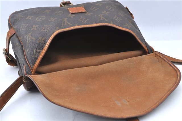 Auth LOUIS VUITTON Monogram Saumur 30 Shoulder Cross Body Bag M42256 LV H7345