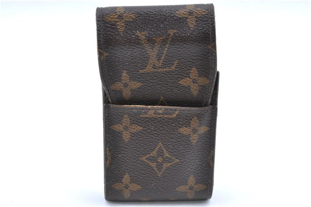 Authentic LOUIS VUITTON Monogram Etui Cigarette Case M63024 LV H7352