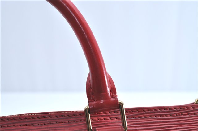 Authentic LOUIS VUITTON Epi Speedy 30 Hand Bag Red M43007 LV H7358