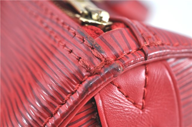 Authentic LOUIS VUITTON Epi Speedy 30 Hand Bag Red M43007 LV H7358