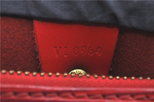 Authentic LOUIS VUITTON Epi Speedy 30 Hand Bag Red M43007 LV H7358