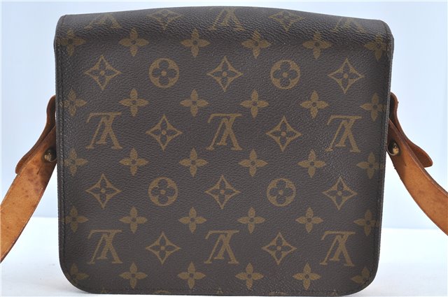 Auth LOUIS VUITTON Monogram Cartouchiere MM Shoulder Cross Bag M51253 LV H7374