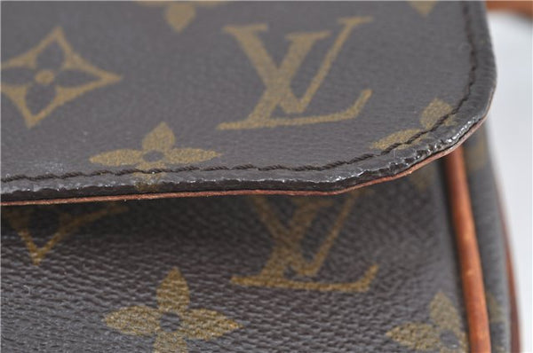 Auth LOUIS VUITTON Monogram Cartouchiere MM Shoulder Cross Bag M51253 LV H7374