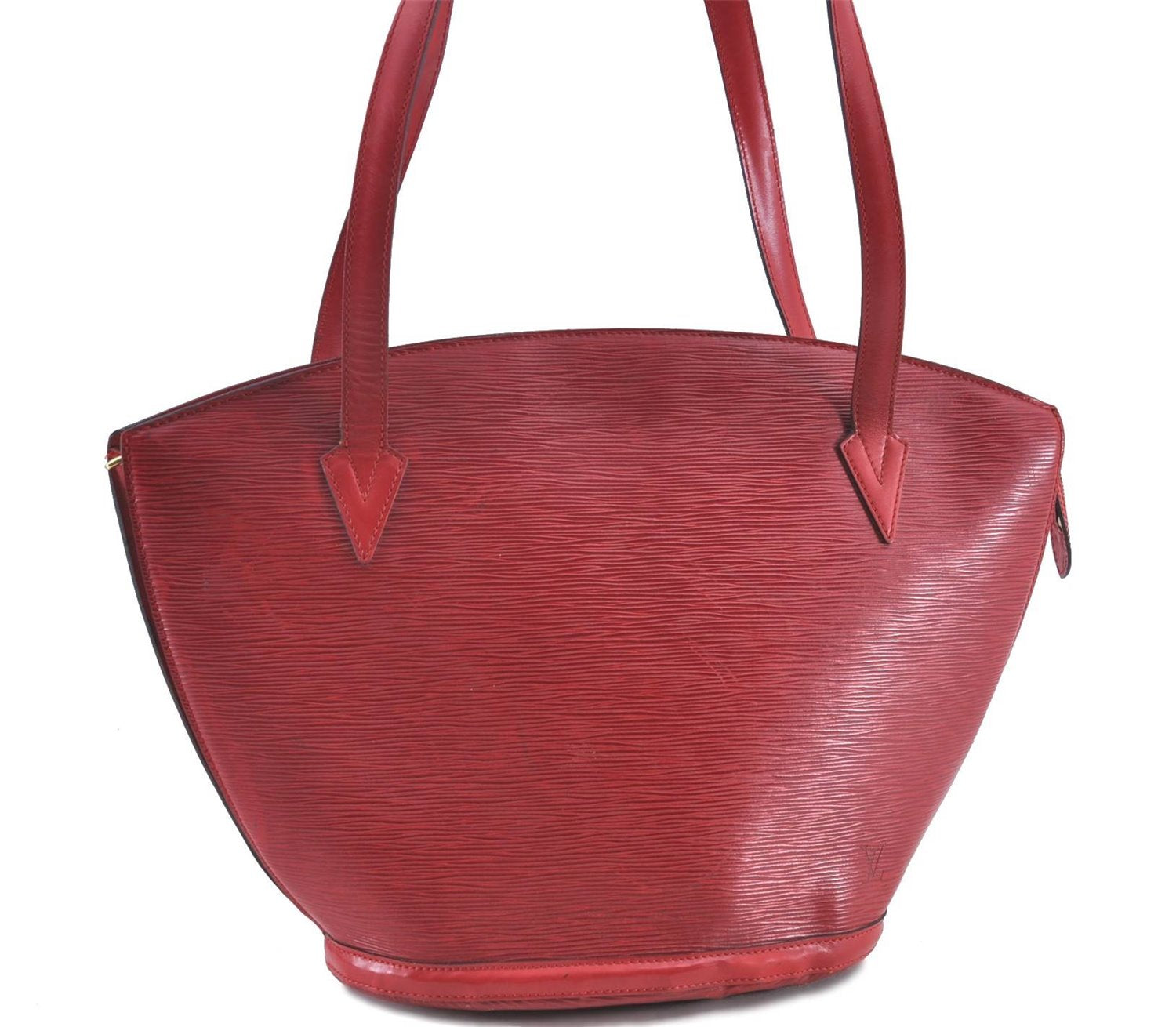 Auth LOUIS VUITTON Epi Saint Jacques Shopping Shoulder Bag Red M52267 LV H7384