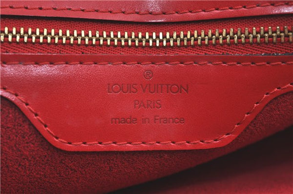 Auth LOUIS VUITTON Epi Saint Jacques Shopping Shoulder Bag Red M52267 LV H7384